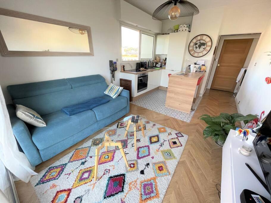Les Grands Cedres Appartement 2 Pieces Vue Mer Niza Exterior foto