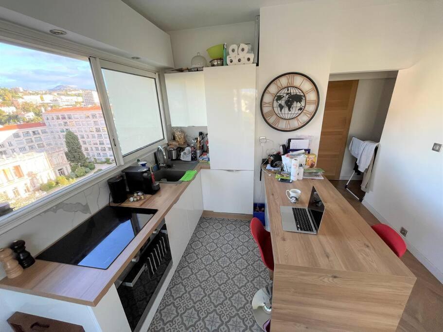 Les Grands Cedres Appartement 2 Pieces Vue Mer Niza Exterior foto