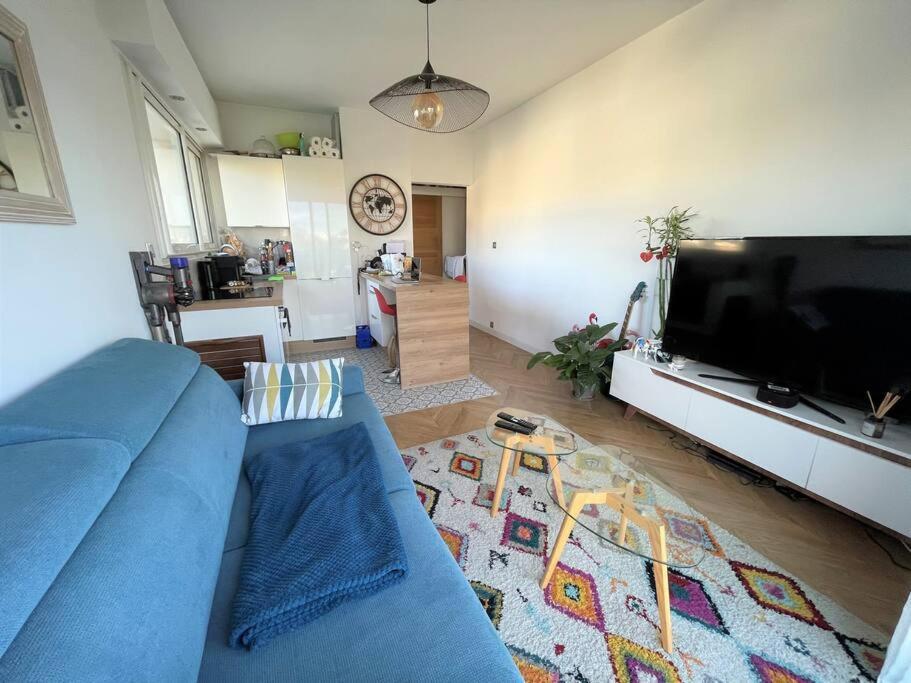 Les Grands Cedres Appartement 2 Pieces Vue Mer Niza Exterior foto