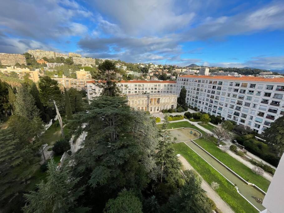 Les Grands Cedres Appartement 2 Pieces Vue Mer Niza Exterior foto