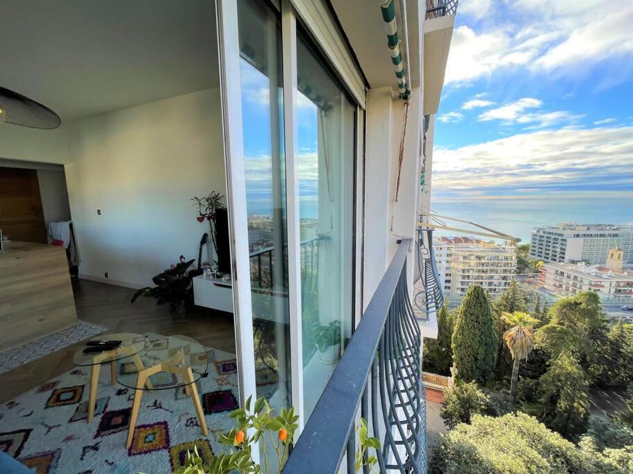 Les Grands Cedres Appartement 2 Pieces Vue Mer Niza Exterior foto